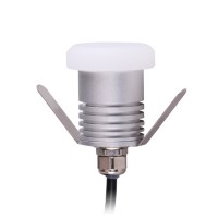 1W DC12-24V Mini Acryl LED Bodeneinbauleuchte Treppenleuchte Diffus 180° IP67