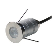 1W DC12-24V Mini LED Bodeneinbauleuchte Terrassenbeleuchtung Wasserdicht IP67