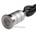 1W DC12-24V Mini LED Bodeneinbauleuchte Terrassenbeleuchtung Wasserdicht IP67