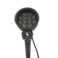 12W DC24V Rund LED Gartenspot Gartenstrahler Scheinwerfer Aussen IP65